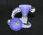 14mm VIOLET FOG Glass SLIDE Bowl Tobacco Glass Slide Bowl 14 mm