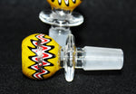 14mm SUN STORM Glass Slide Bowl w/ built-in screen Tobacco Glass Slide Bowl