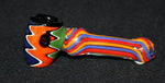 4 1/2" COLOR SCREAM Glass Tobacco Smoking Glass Pipe THICK GLASS pipes