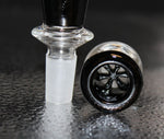 14mm BLACK SHOTS Mobius-like Slide Bowl SNOWFLAKE SCREEN slide bowl