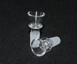 14mm CLEAR Glass BASIC CONE SLIDE Tobacco slide