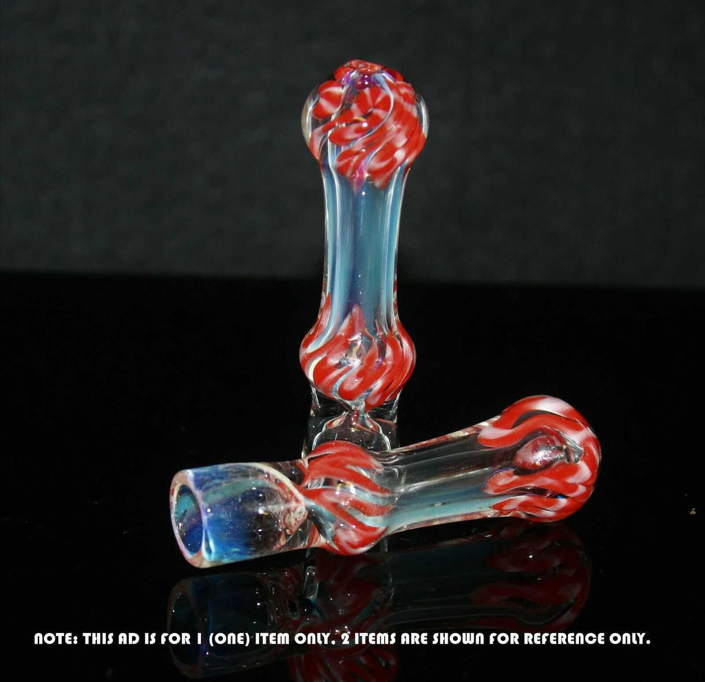 RED CROWN 3" Color Changing Glass One Hitter