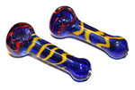 BLUE GLASS EXPRESSION 4" Glass Pipe