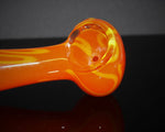 TANGERINE TIGER 4" Thick Glass Pipe