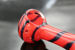 4" RED TIGER Glass Pipe