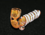 POCKET CORKSCREW SHERLOCK One Hitter Chillum Glass Pipe