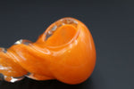 4" SWEET ORANGE Unicorn Stem Glass Pipe