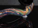 4 1/2" BLACK 'N GOLD Tobacco Smoking Glass Pipe
