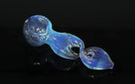 4" INFINITY BLUE CHAMELEON Glass Tobacco Pipe