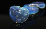 4" INFINITY BLUE CHAMELEON Glass Tobacco Pipe