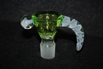 14mm MARGARITA Slide Bowl w/ HONEYCOMB SCREEN Ball & Horn Slide Bowl 14 mm male