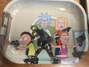 (3) 7" x 5.5" Rick and Morty Nuggets Rolling Trays