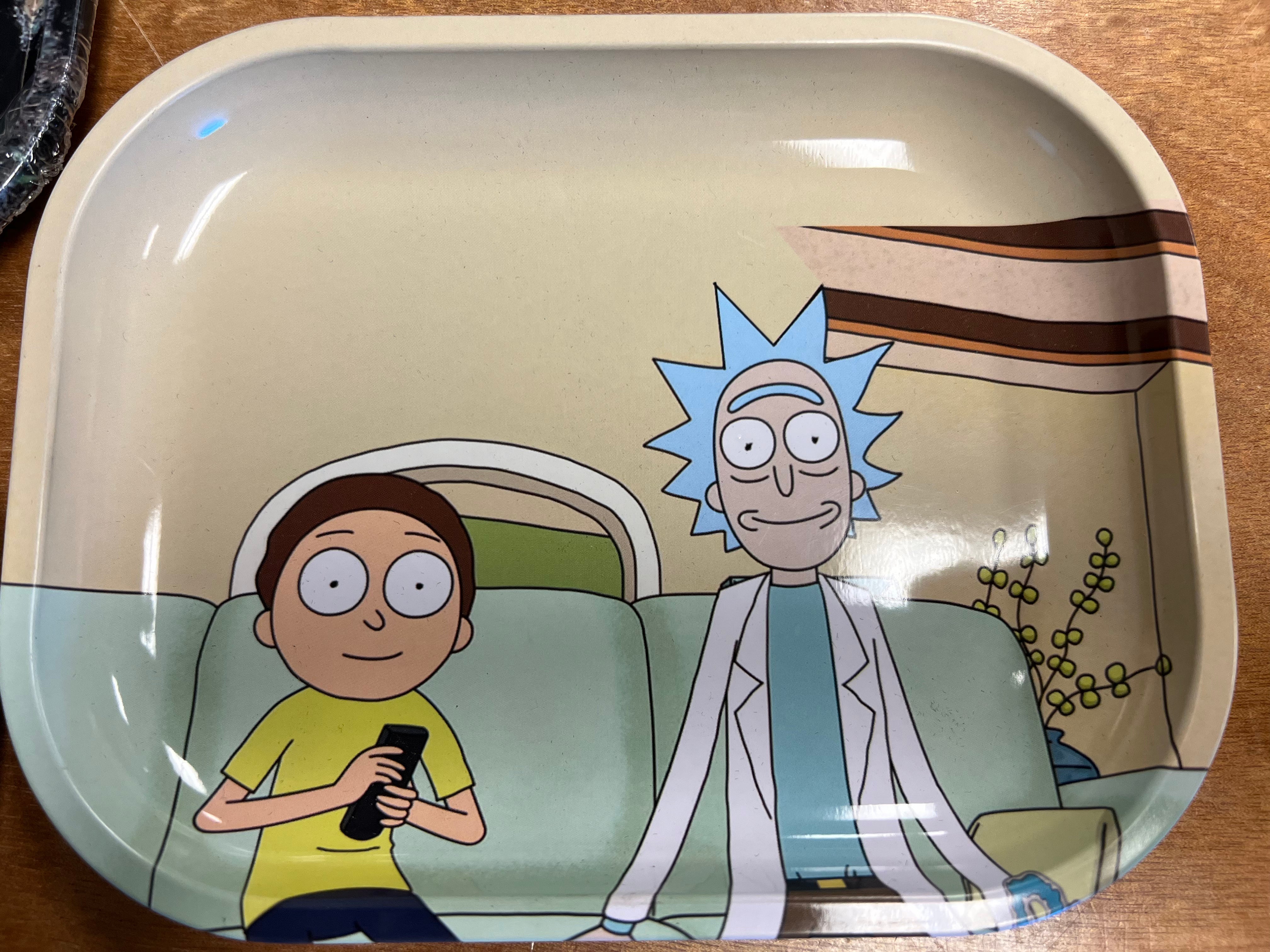 (3) 7" x 5.5" Rick and Morty Nuggets Rolling Trays