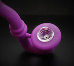 5" PURPLE SILICONE SHERLOCK Pipe