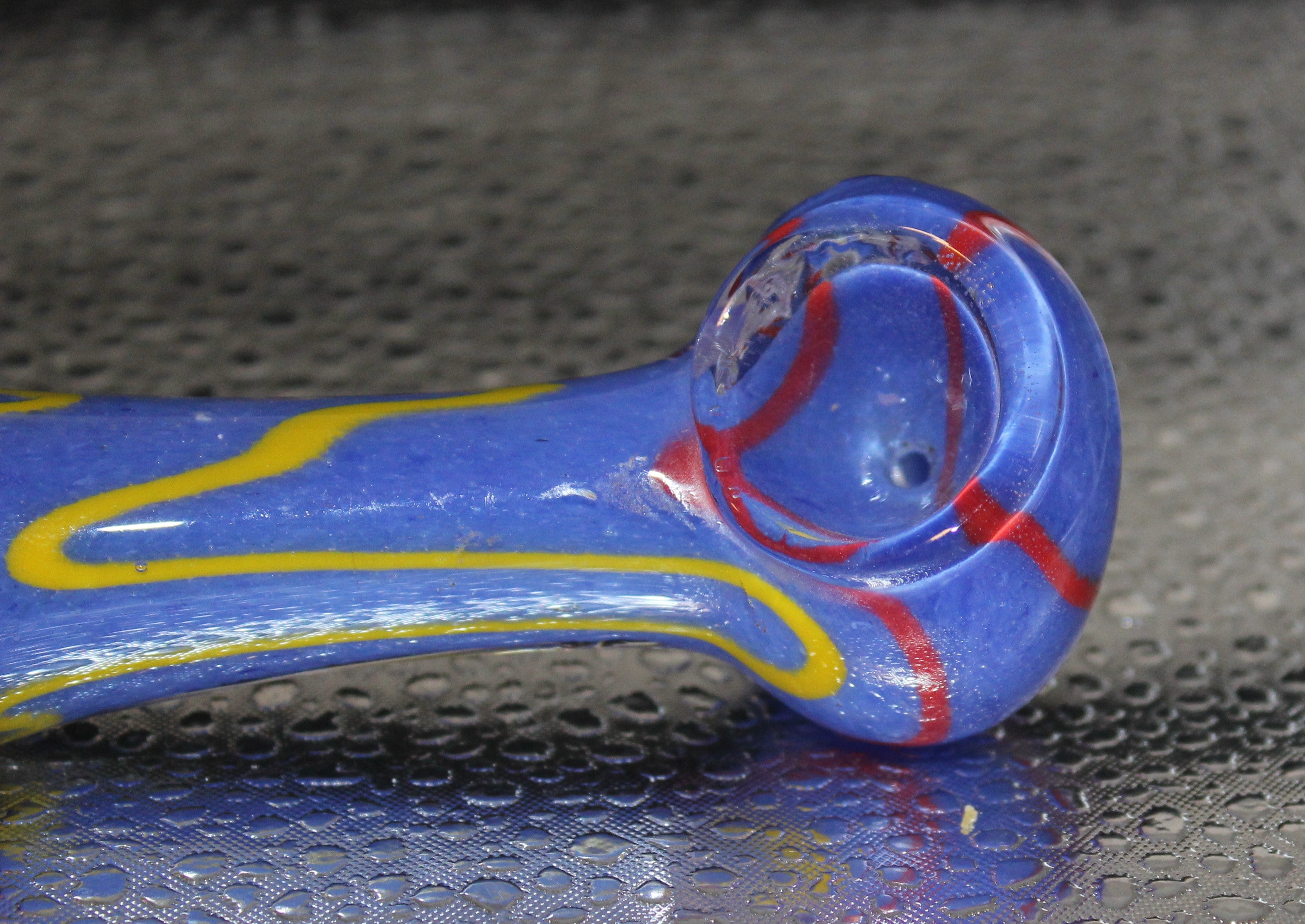 4" NORTHERN LIGHTS Glass Smoking Pipe Bowl THICK Pipes
