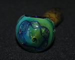 4" NATURAL EARTH Glass Smoking Pipe THICK GLASS pipes