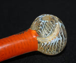 4 1/2" DREAMSICLE Glass Smoking Pipe THICK GLASS pipes