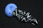 4 1/2" WINDING ROAD Glass Smoking Pipe THICK GLASS pipes