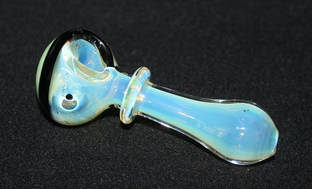 4 1/2" BLACK BAND ALIEN Glass Smoking Pipe THICK GLASS pipes