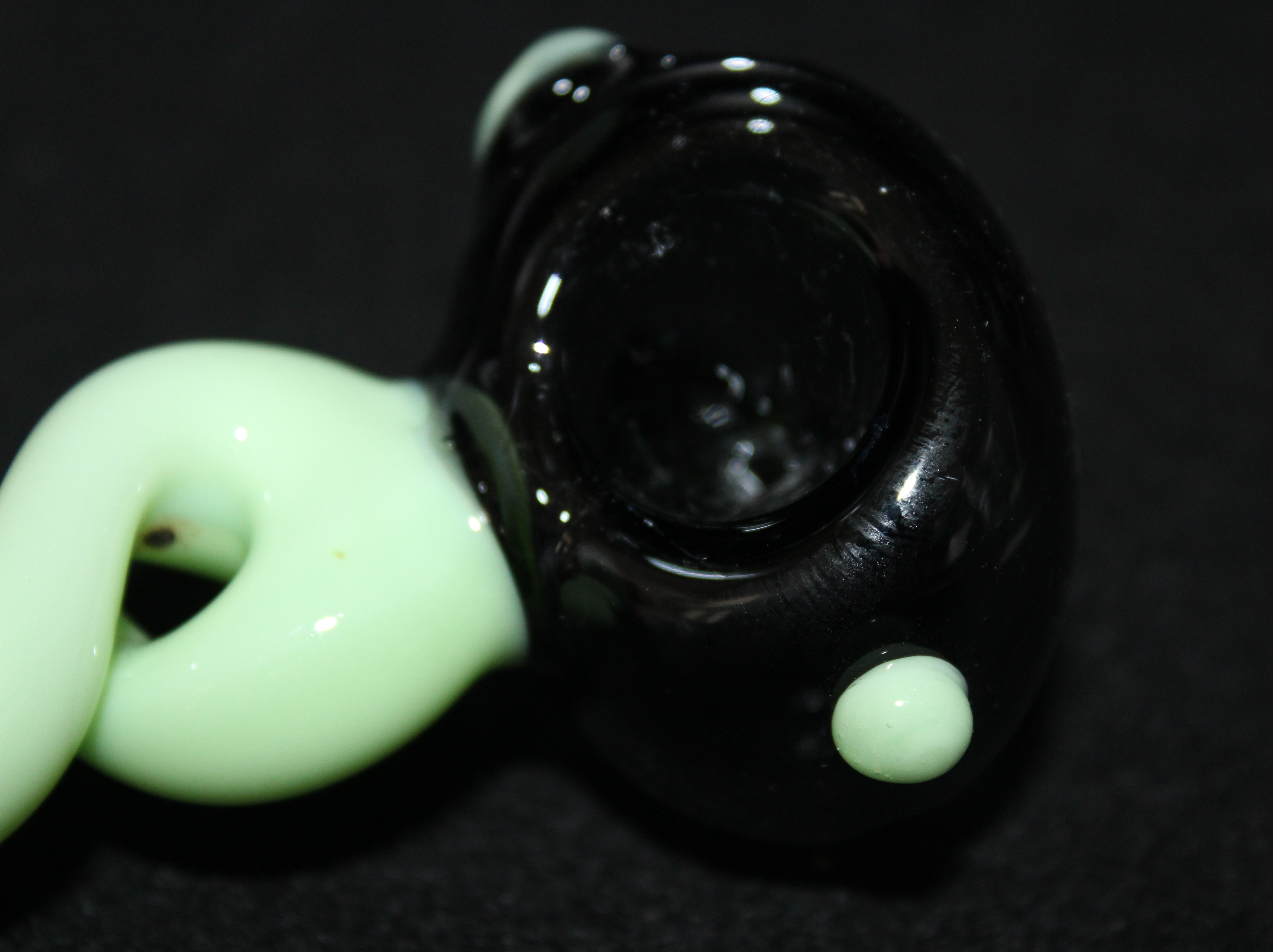 5" GREEN TWIST Smoking Glass Pipe THICK GLASS pipes