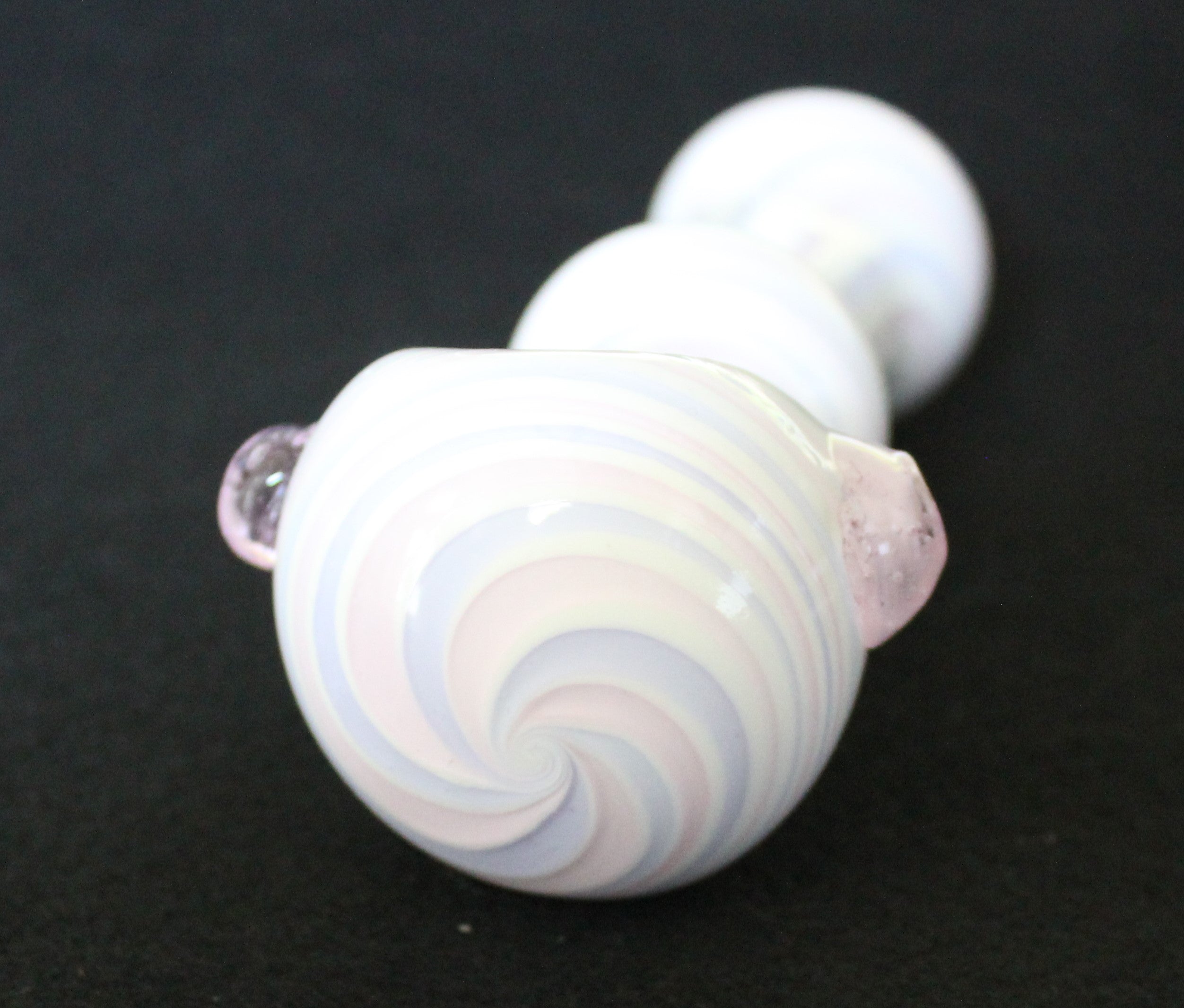 5" COTTON CANDY Thick Glass Smoking Pipe