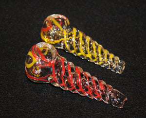 3 1/2" UNICORN PIPES - 2 PCS, ASSORTED Glass Pipe Glass Pipe