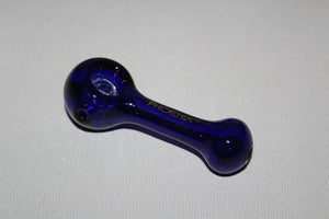 BLUE BIRD 4" Glass Pipe with built in screen