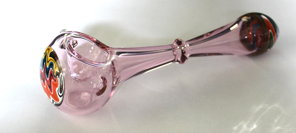 6+" PINK BOWTIE GLASS Tobacco Smoking Glass Pipe THICK GLASS pipes (Copy) (Copy) (Copy) (Copy)