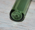 5" GREAT GREEN GLASS STICK Tobacco Smoking Glass Pipe Bowl THICK Glass Pipes