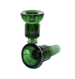 14mm EZ GRIP GREEN GLASS SLIDE Tobacco Glass Slide Bowl 14 mm male