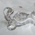 5 1/2" HELIX-LIKE CLEAR GLASS PIPE Tobacco Smoking Glass Pipe TORNADO Glass Pipe