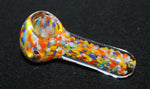 3 1/2" COLOR ATTRACTION Glass Tobacco Smoking Glass Pipe Bowl THICK glass Pipes