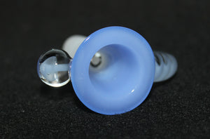 14mm SKYFALL BLUE Glass SLIDE Bowl Tobacco Glass Slide Bowl 14 mm