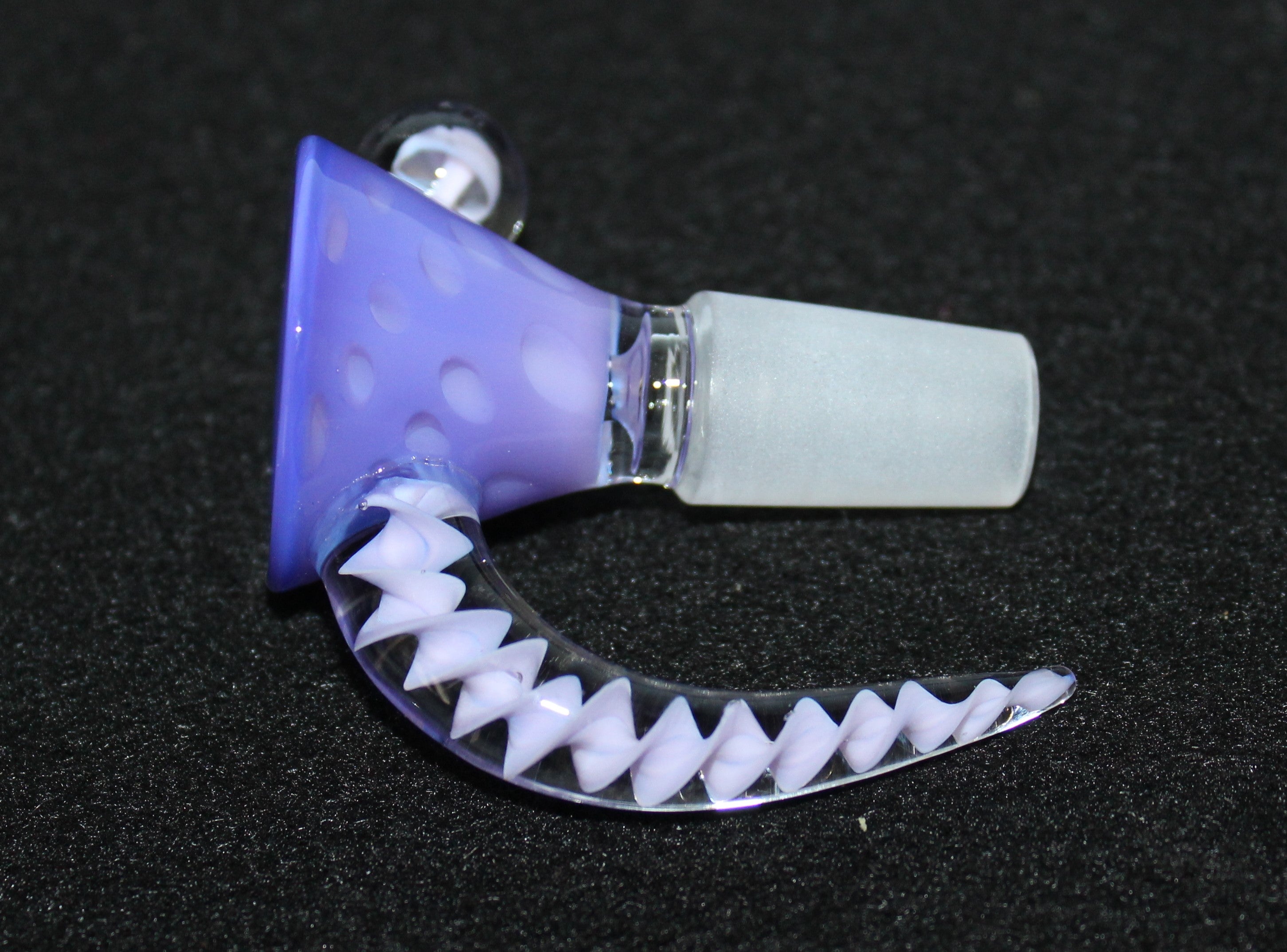 14mm VIOLET FOG Glass SLIDE Bowl Tobacco Glass Slide Bowl 14 mm