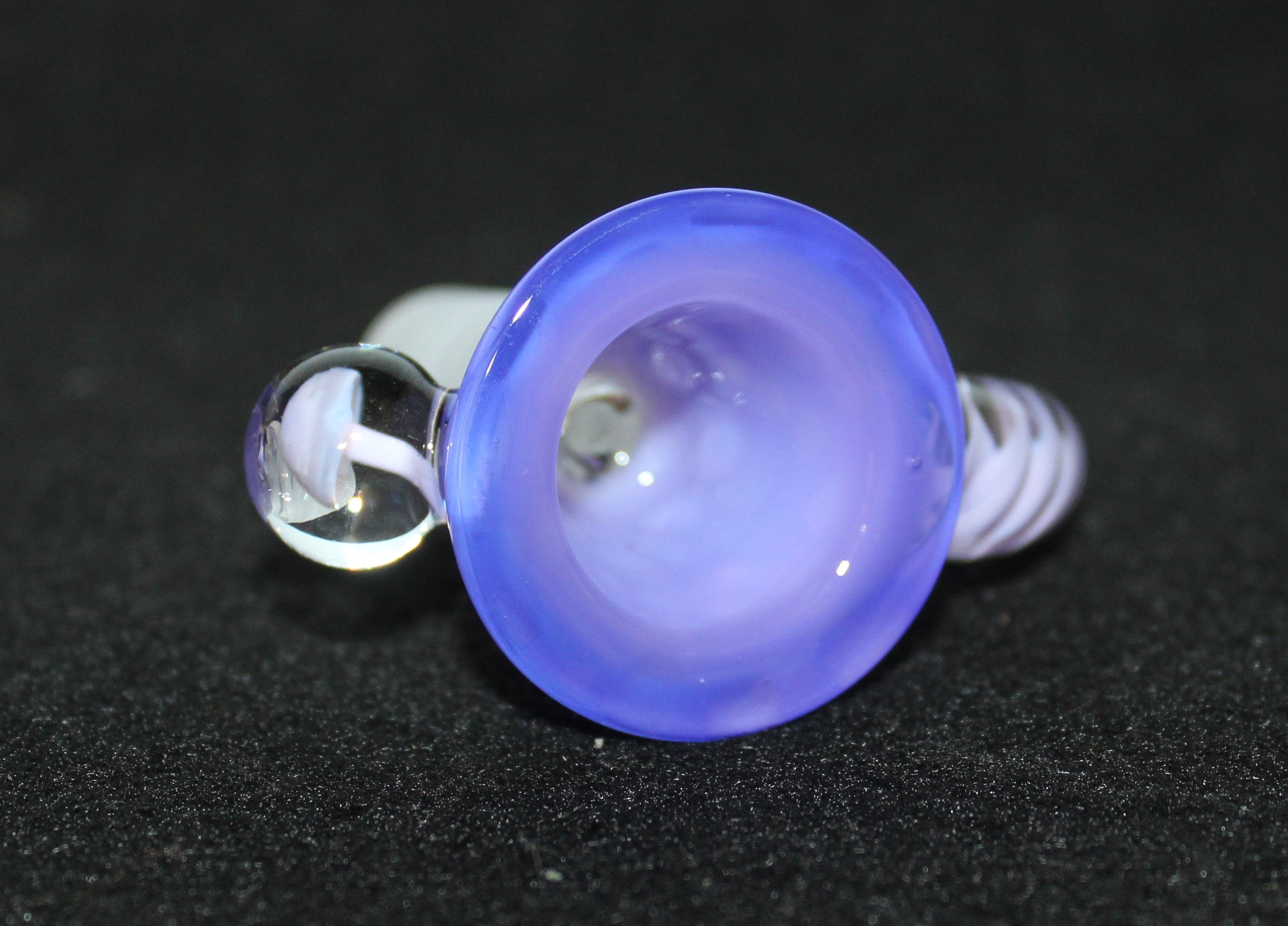 14mm VIOLET FOG Glass SLIDE Bowl Tobacco Glass Slide Bowl 14 mm