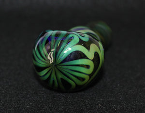 4" NATURE'S TIGER Glass Tobacco Smoking Glass Pipe w/ built-in screen