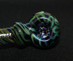 4" NATURE'S TIGER Glass Tobacco Smoking Glass Pipe w/ built-in screen