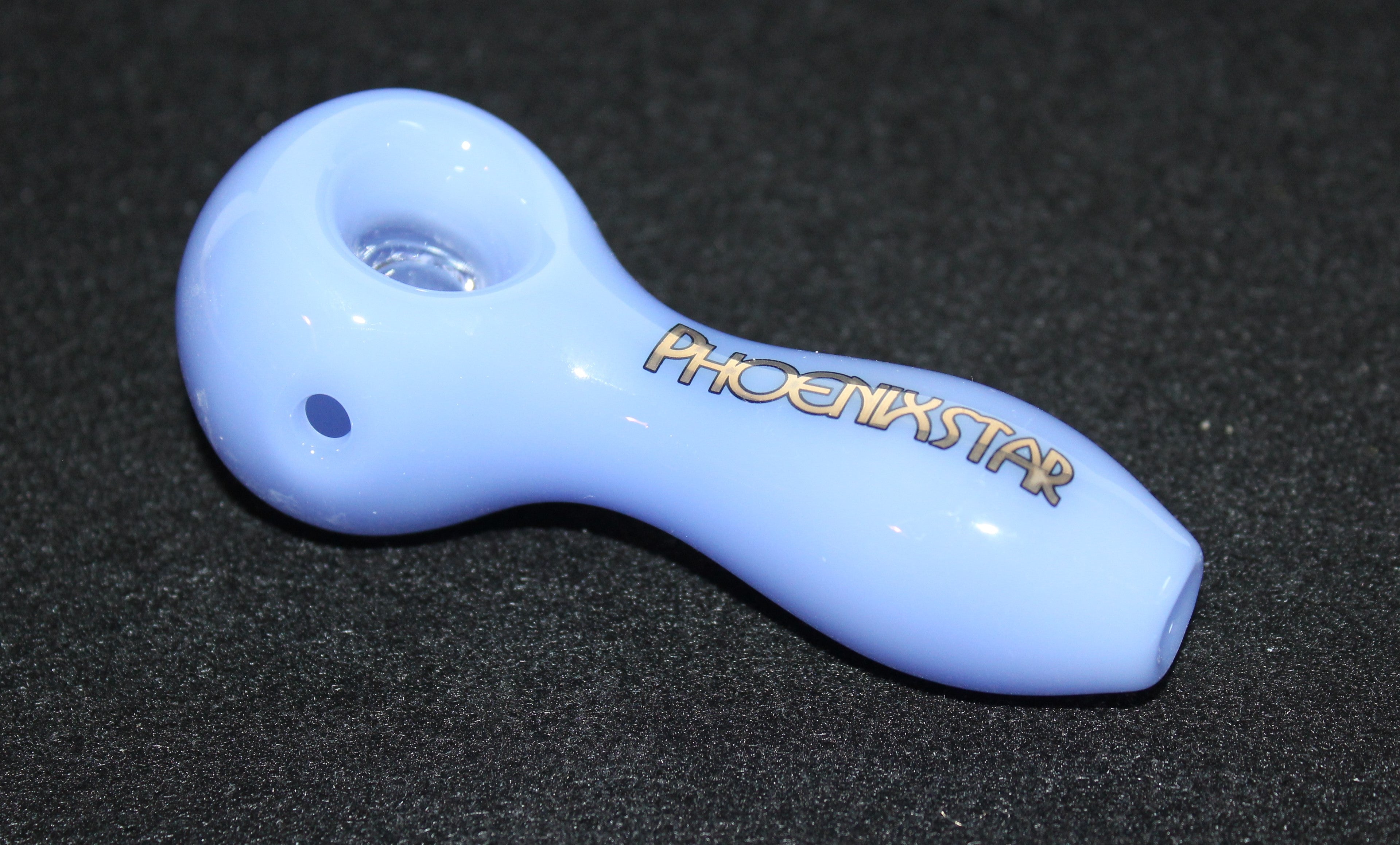 4" BLUE GILL Glass Tobacco Smoking Glass Pipe w/built-in screen