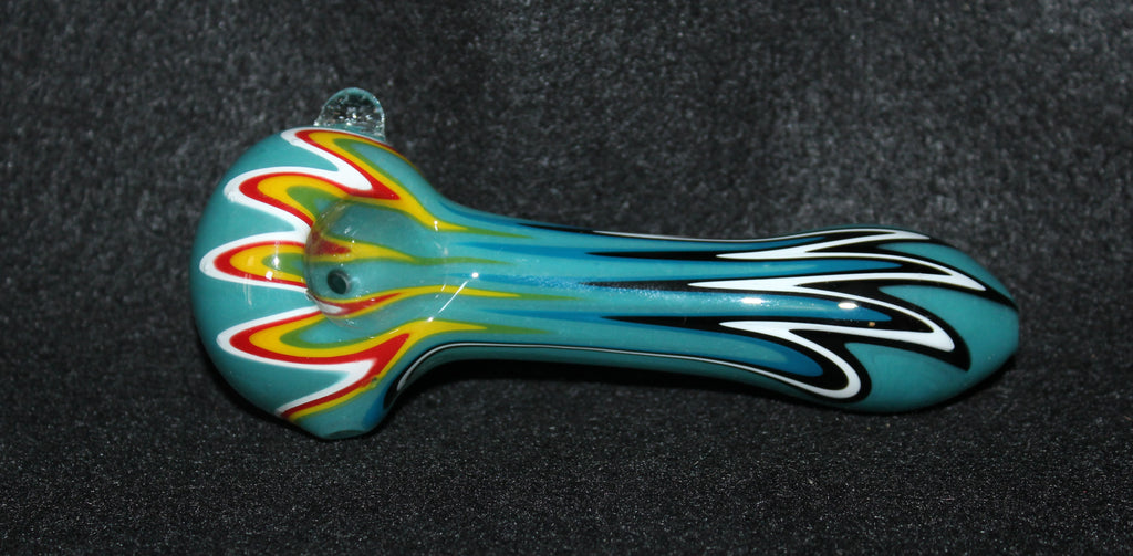 4 1/2" THUNDER SURGE Glass Tobacco Smoking glass Pipe Bowl THICK glass Pipes