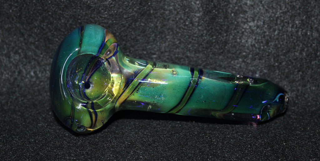 4 1/2" TWILIGHT MIST Glass Tobacco Smoking Glass Pipe THICK GLASS pipes
