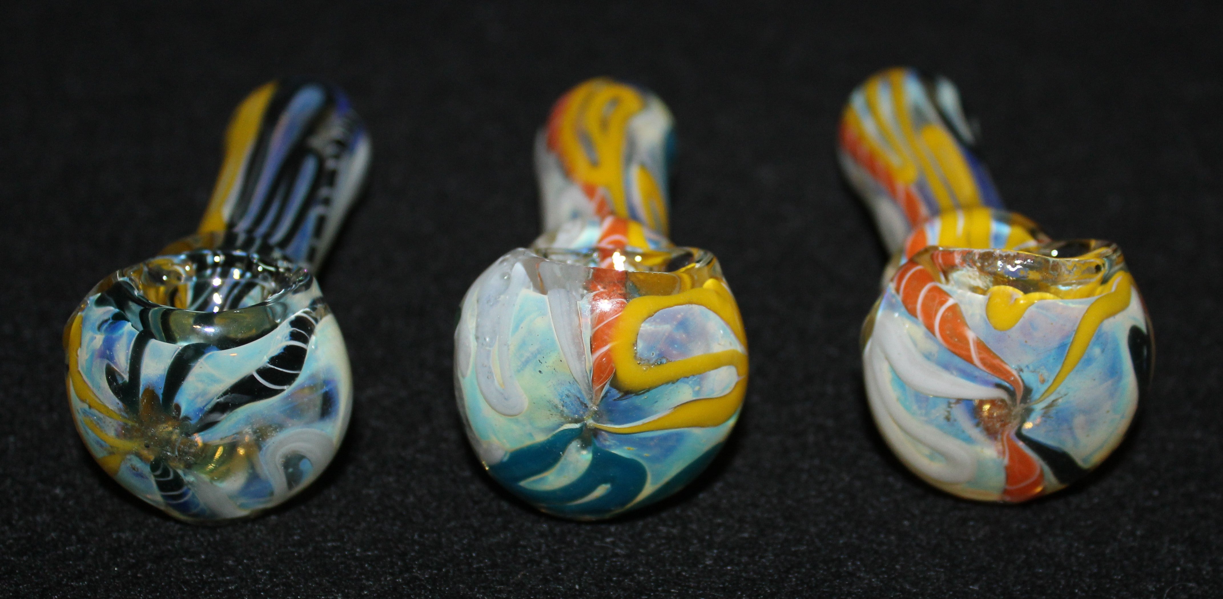 3X - 4" WORKHORSE Glass Tobacco Smoking Pipe THICK GLASS pipe Glass Pipes