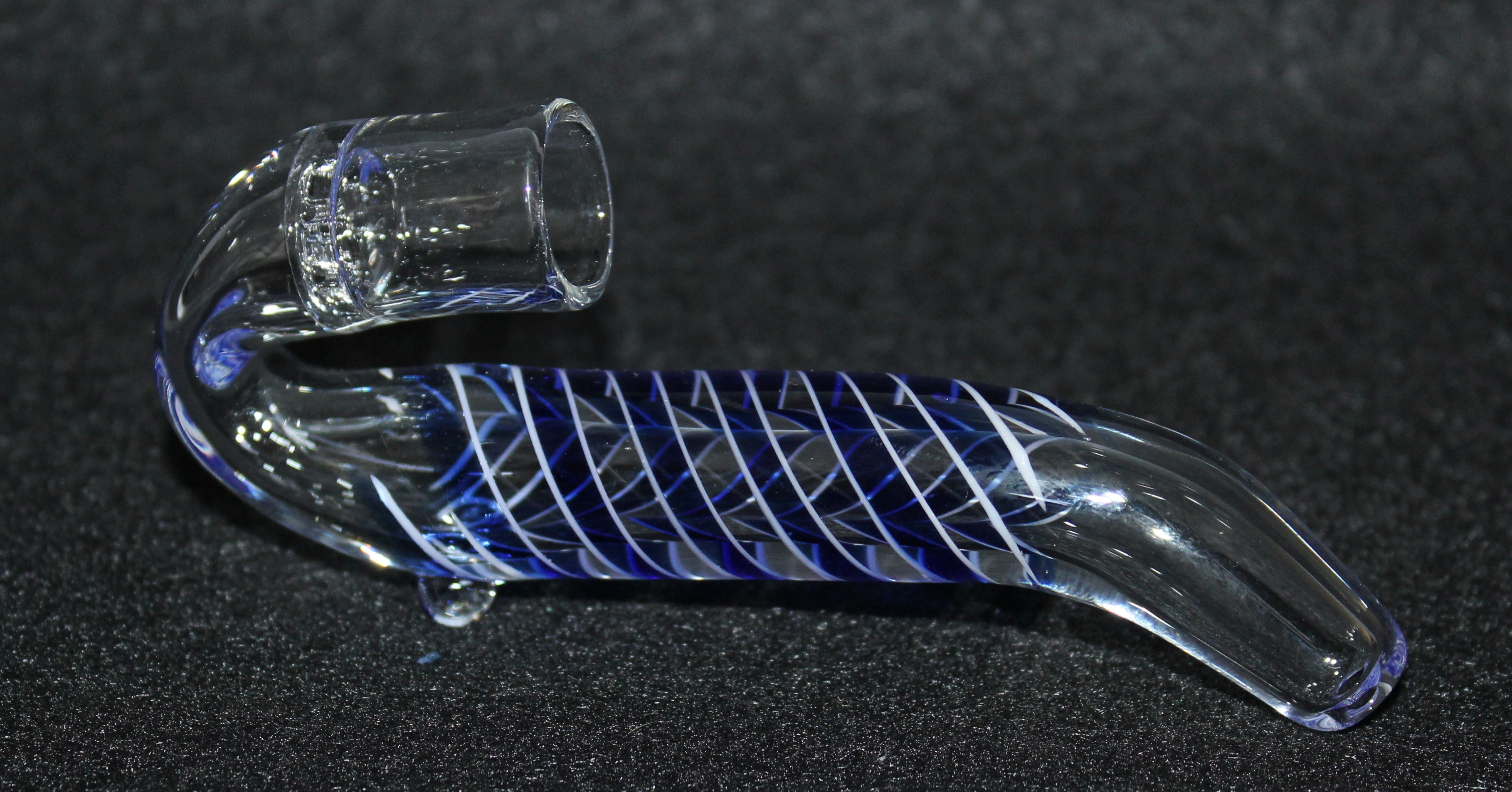 4" SHIPWRECK SPIRAL - MINI SHERLOCK Tobacco Smoking Glass Pipe w/built-in screen