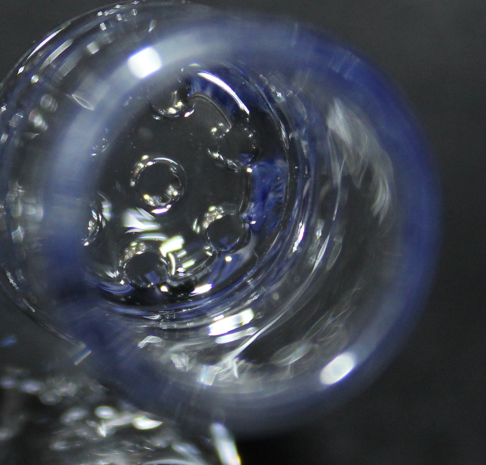 4" GOLDEN WAVE - MINI SHERLOCK Tobacco Smoking Glass Pipe w/built-in screen