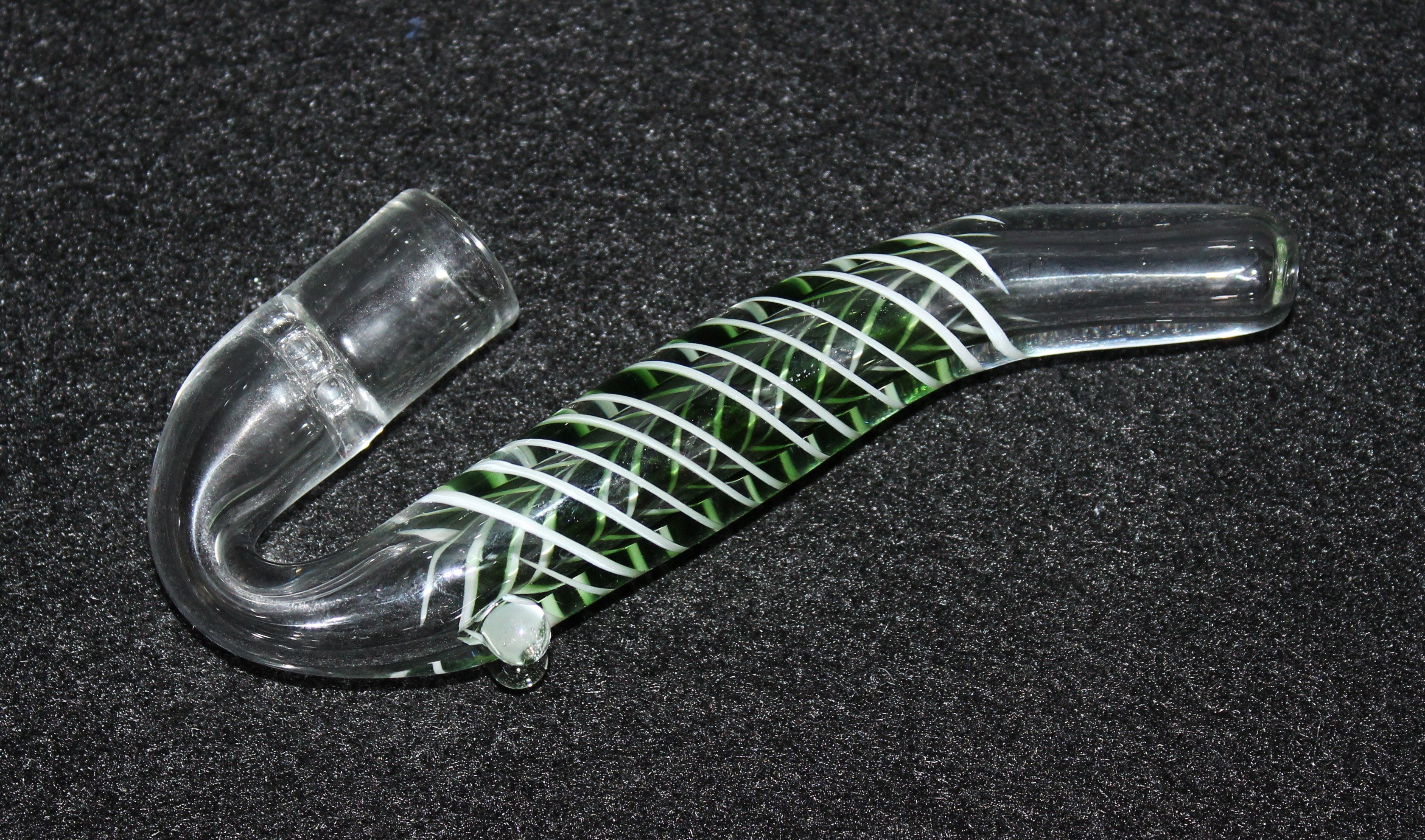 4" EMERALD TIDE - MINI SHERLOCK Tobacco Smoking Glass Pipe w/built-in screen