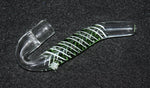 4" EMERALD TIDE - MINI SHERLOCK Tobacco Smoking Glass Pipe w/built-in screen