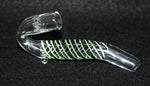 4" EMERALD TIDE - MINI SHERLOCK Tobacco Smoking Glass Pipe w/built-in screen
