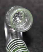 4" EMERALD TIDE - MINI SHERLOCK Tobacco Smoking Glass Pipe w/built-in screen