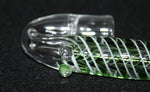 4" EMERALD TIDE - MINI SHERLOCK Tobacco Smoking Glass Pipe w/built-in screen