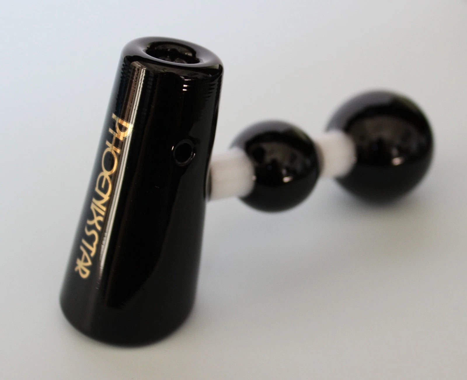 4" MINI BLACK HAMMER GLASS Pipe Tobacco Smoking Glass Pipe