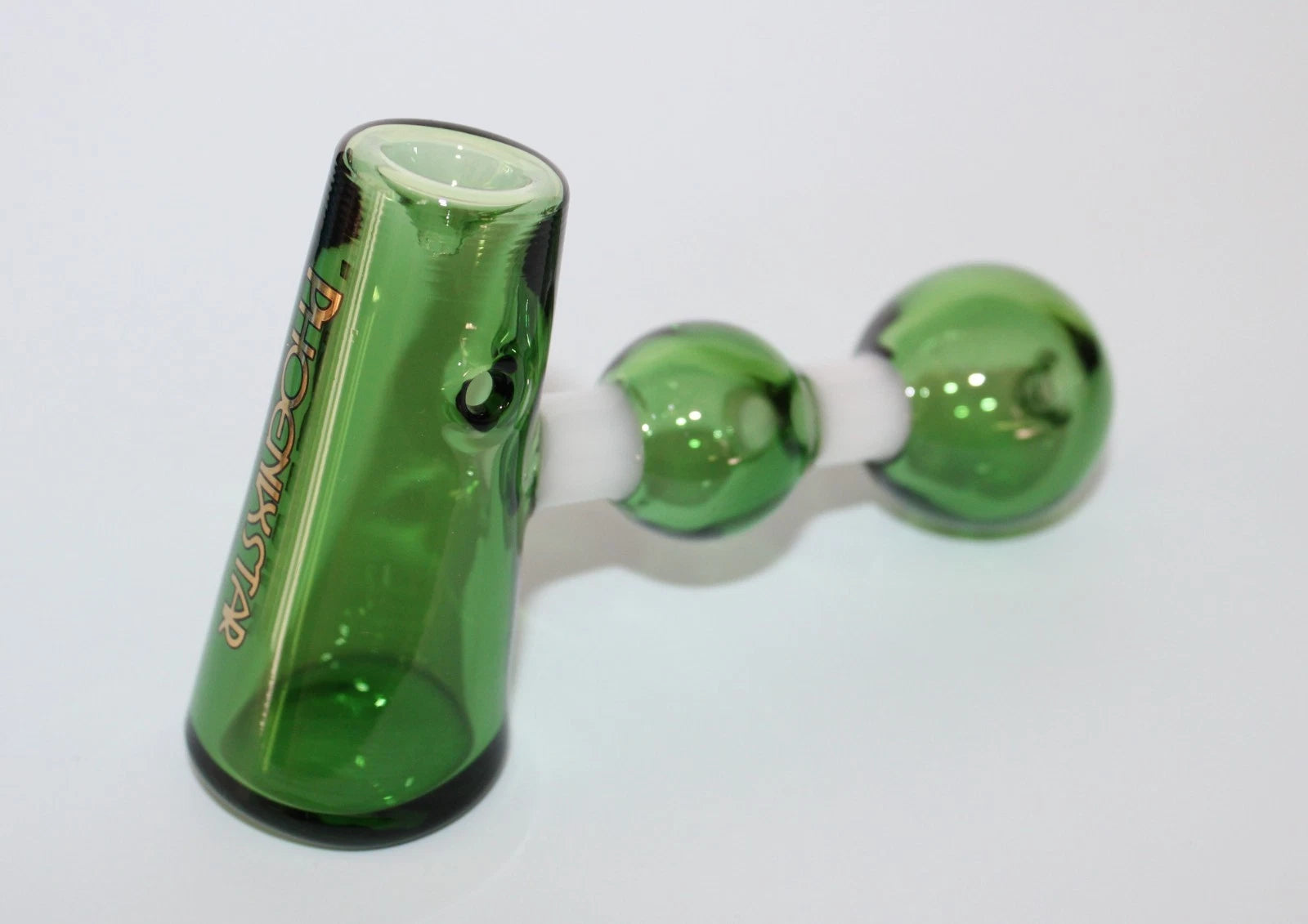 4" MINI GREEN HAMMER GLASS Pipe Tobacco Smoking Glass Pipe